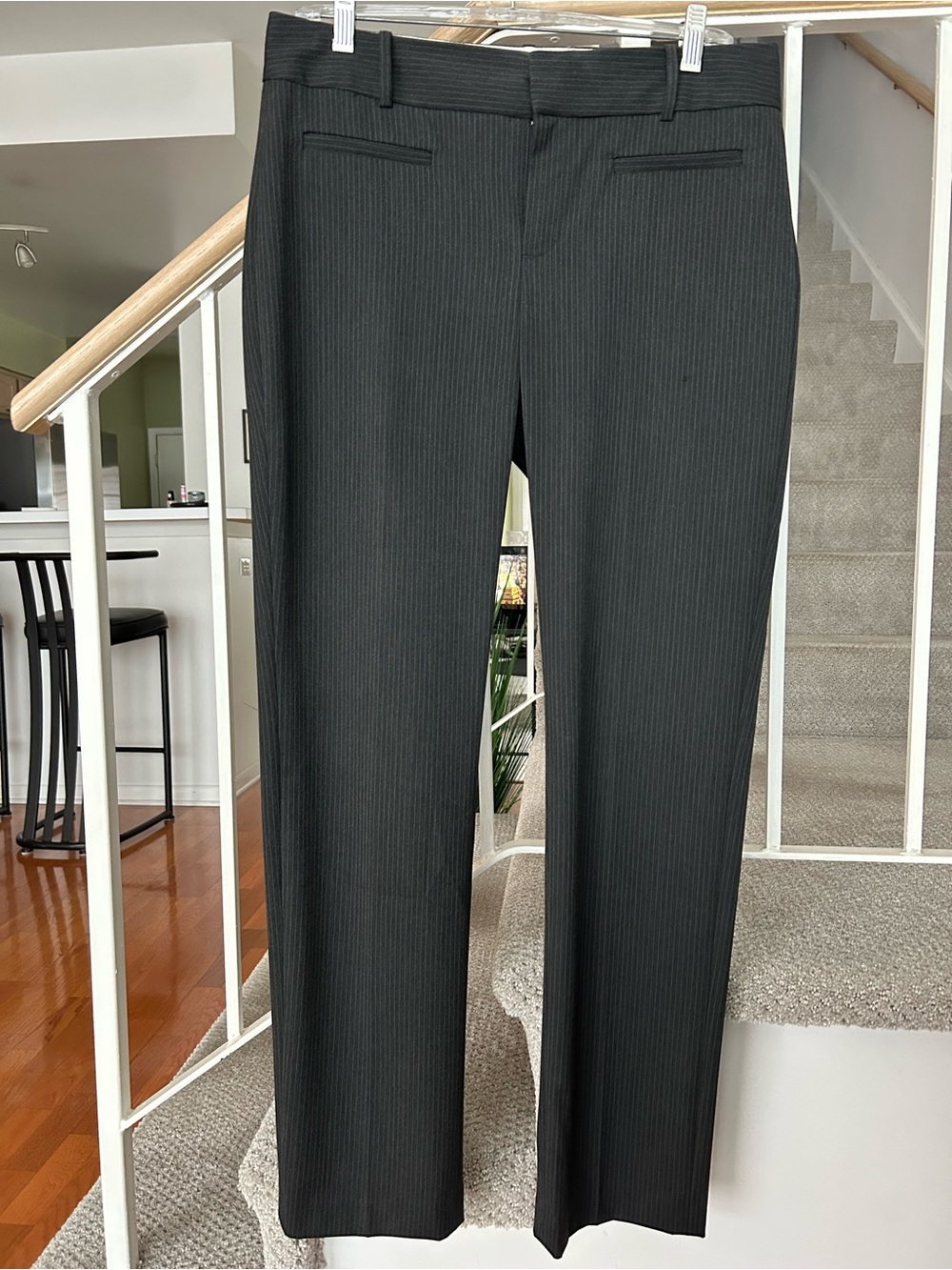 Calvin Klein Women’s Charcoal Straight Leg Dress Pants